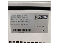 Zeus zc25mb marine shore power converter 25kva - 170-520v to 2x 120v - afbeelding 3 van  3