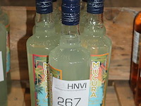 Zeven flessen mucura mojito. - afbeelding 2 van  2