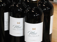 Zeven flessen rode wijn mas delatour pays d'oc. - afbeelding 2 van  2