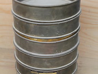 Zeven koperen controle zeven met doorsnede 21 cm. - afbeelding 2 van  4