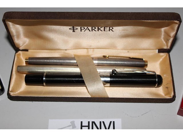 Zeven luxe pennen w.o. parkers, mont blanc en dupont. - afbeelding 3 van  4
