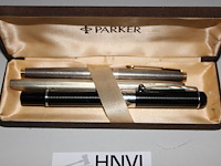 Zeven luxe pennen w.o. parkers, mont blanc en dupont. - afbeelding 3 van  4