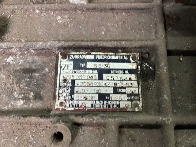 Zf zahnradfabrik s6 - 36 tandwielkast/versnellingsbak - afbeelding 3 van  3
