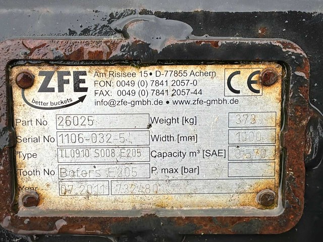 Zfe graafbak - afbeelding 7 van  7