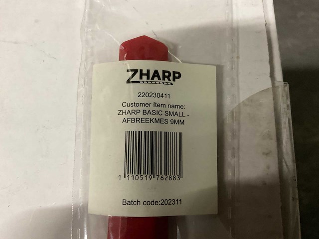 Zharp basic small 9 mm afbreekmes (7500x) - afbeelding 3 van  3