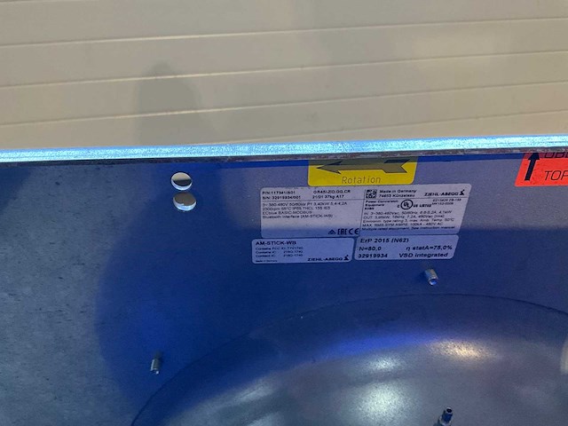 Ziehl-abegg - centrifugaalventilator - afbeelding 2 van  4