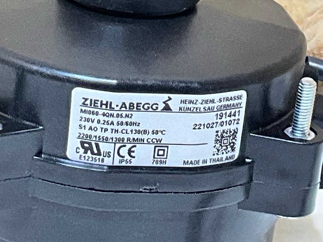 Ziehl abegg ecq mi060 ventilator motor-4qn.05.n (5x) - afbeelding 4 van  4