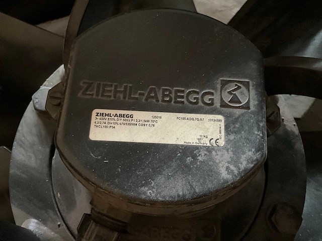 Ziehl-abegg ventilator (2x) - afbeelding 2 van  2