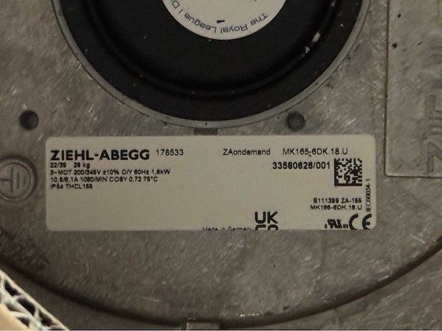 Ziehl-abegg/mdexx - partij industriële ventilatoren + diverse - afbeelding 2 van  11