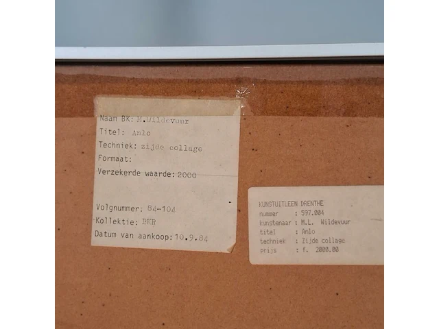 Zijde collage, maya wildevuur, anlo - afbeelding 9 van  9