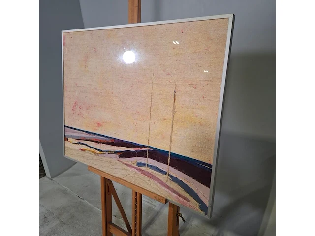Zijde collage, maya wildevuur, compositie, 1987 - afbeelding 4 van  8