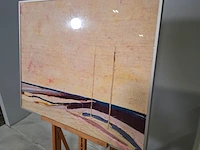 Zijde collage, maya wildevuur, compositie, 1987 - afbeelding 4 van  8