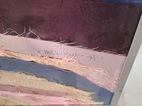 Zijde collage, maya wildevuur, compositie, 1987 - afbeelding 5 van  8
