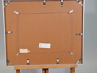 Zijde collage, maya wildevuur, compositie in roze, 1983 - afbeelding 7 van  8