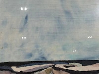 Zijde collage, maya wildevuur, compositie