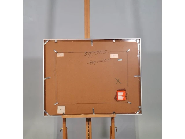 Zijde collage, maya wildevuur, stilte, 1984 - afbeelding 7 van  8