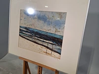 Zijde collage, maya wildevuur, strand, 1986 - afbeelding 6 van  8