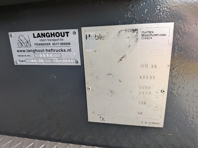 Zijlader, hubtex, mq30, 1998 - afbeelding 13 van  22