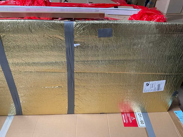 Zijwand 77cm en deur 72cm met rvs profiel - afbeelding 2 van  2