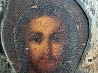 Zilver op hout, achterzijde linnen, 18e eeuw - afbeelding 3 van  5