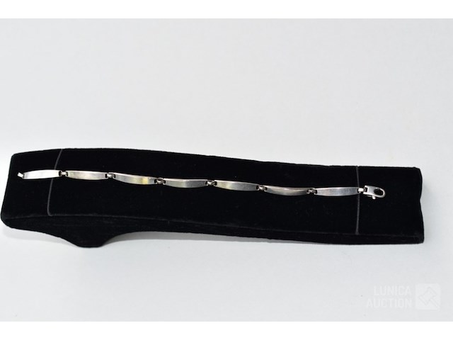 Zilveren armband - afbeelding 1 van  5