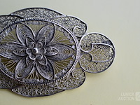 Zilveren broche - afbeelding 3 van  5