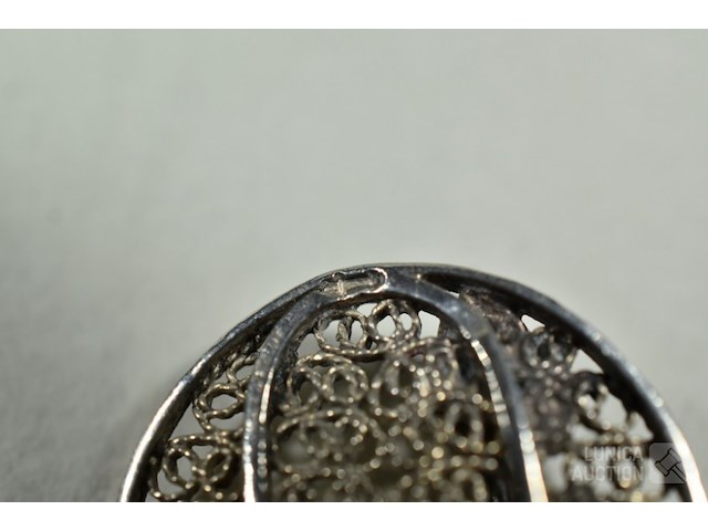 Zilveren broche - afbeelding 4 van  5