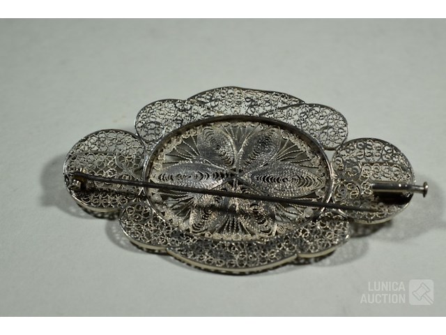 Zilveren broche - afbeelding 5 van  5