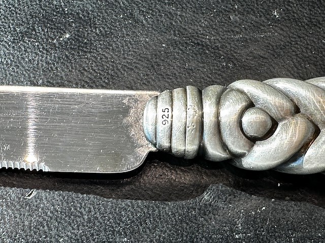 Zilveren broodmes - afbeelding 3 van  7