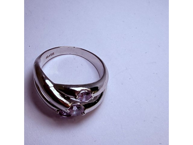 Zilveren dames ring - afbeelding 3 van  6