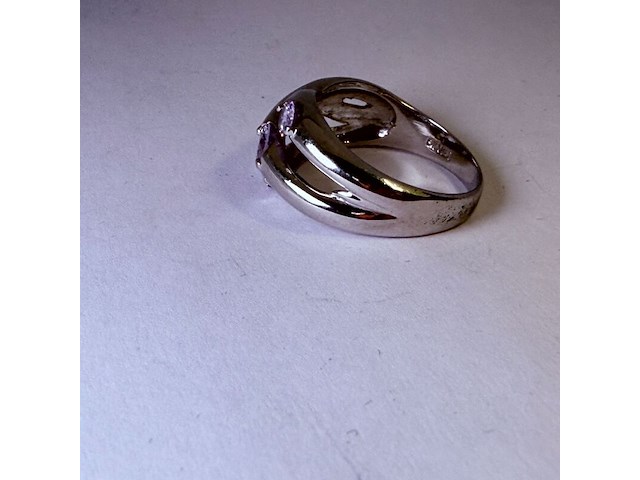 Zilveren dames ring - afbeelding 4 van  6