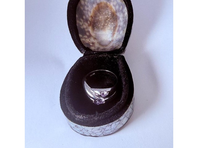 Zilveren dames ring - afbeelding 5 van  6