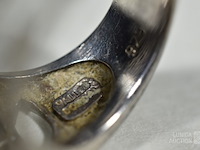 Zilveren design ring - afbeelding 5 van  6