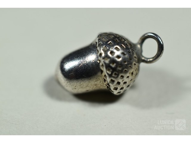 Zilveren halsketting met hanger - afbeelding 6 van  7