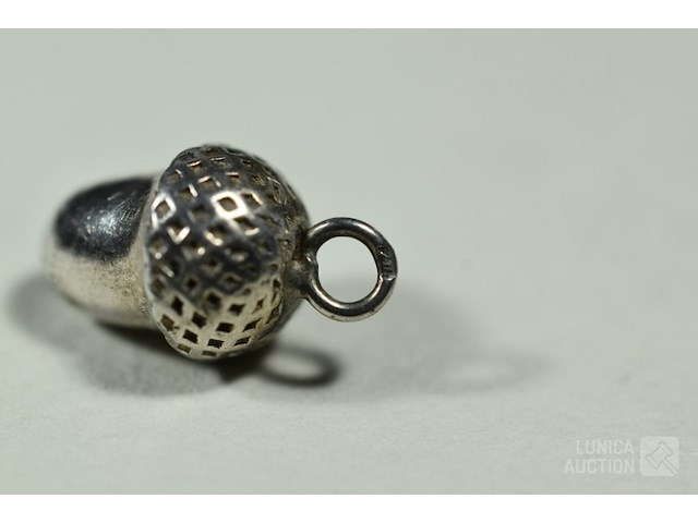 Zilveren halsketting met hanger - afbeelding 7 van  7