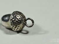 Zilveren halsketting met hanger - afbeelding 7 van  7