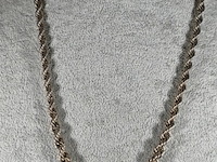 Zilveren halsketting - afbeelding 2 van  7