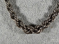 Zilveren halsketting - afbeelding 3 van  7