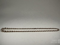 Zilveren halsketting - afbeelding 4 van  7