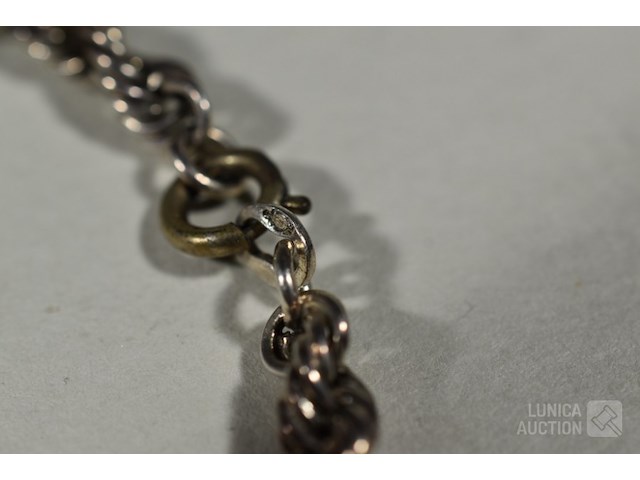 Zilveren halsketting - afbeelding 5 van  7
