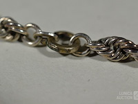 Zilveren halsketting - afbeelding 6 van  7