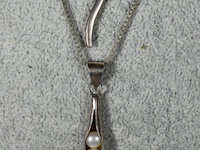 Zilveren halskettingen met hangers - afbeelding 2 van  8