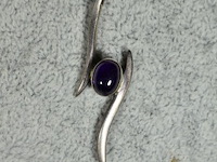 Zilveren halskettingen met hangers - afbeelding 3 van  8