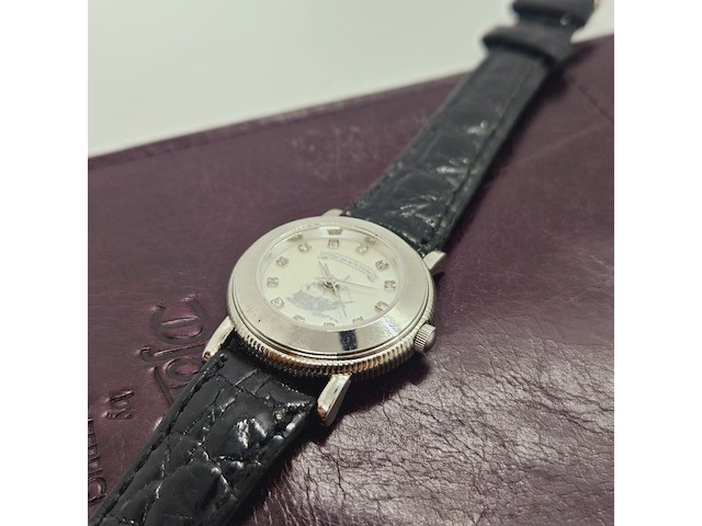 Zilveren horloge - huis ten bosch - 400 years japan and the netherlands - afbeelding 4 van  5