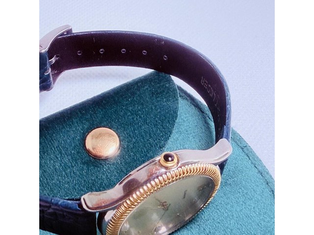 Zilveren horloge met parels en diamanten - afbeelding 6 van  8