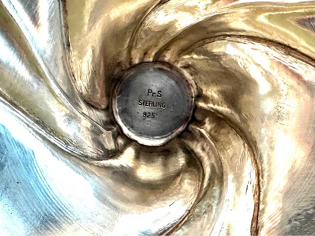 Zilveren kandelaar - afbeelding 5 van  5