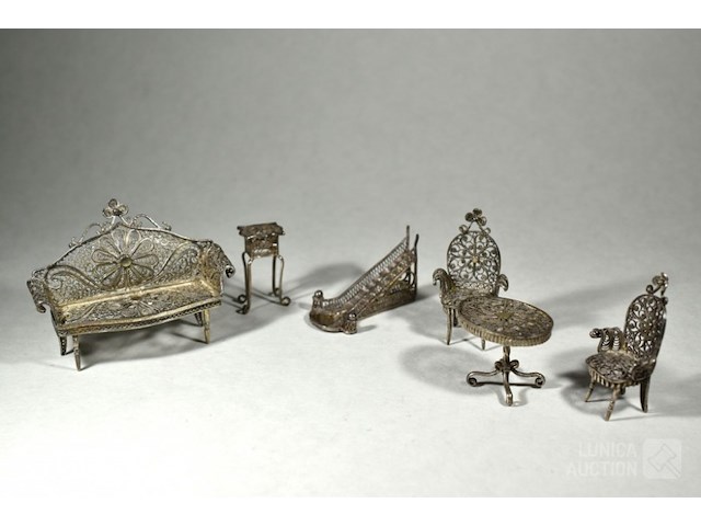 Zilveren miniaturen - afbeelding 1 van  10