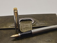 Zilveren parker 75 cicele vulpen met 14kt gouden nib - afbeelding 1 van  9