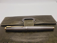 Zilveren parker 75 cicele vulpen met 14kt gouden nib - afbeelding 5 van  9