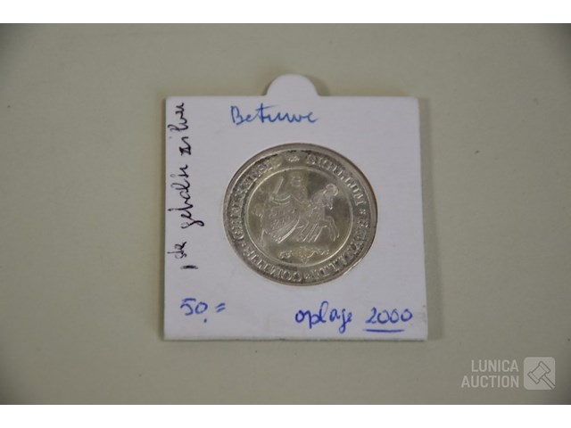 Zilveren penningen - afbeelding 3 van  6